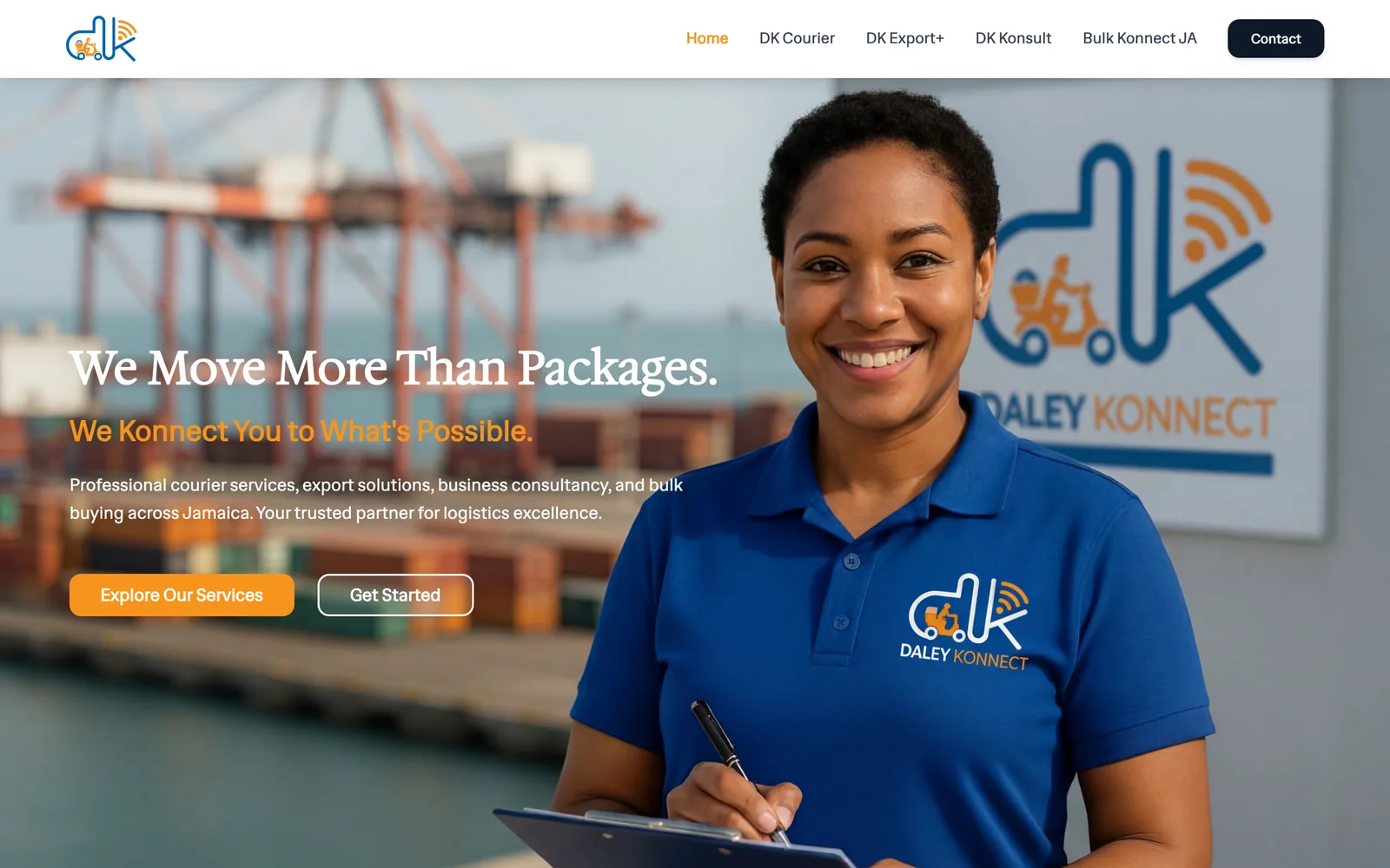 Screenshot of Daley Konnect